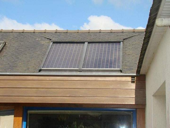 Installation système solaire thermique Morlaix